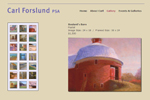 Carl Forslund Artist Website