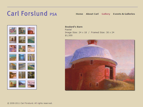 Carl Forslund Website